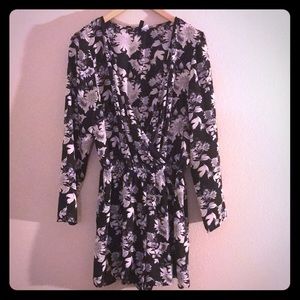 H&M Floral long sleeve romper